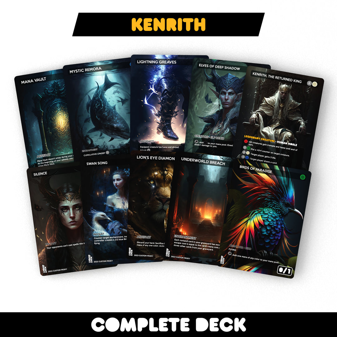 Kenrith, the Returned King - MTG Commander Proxy Deck