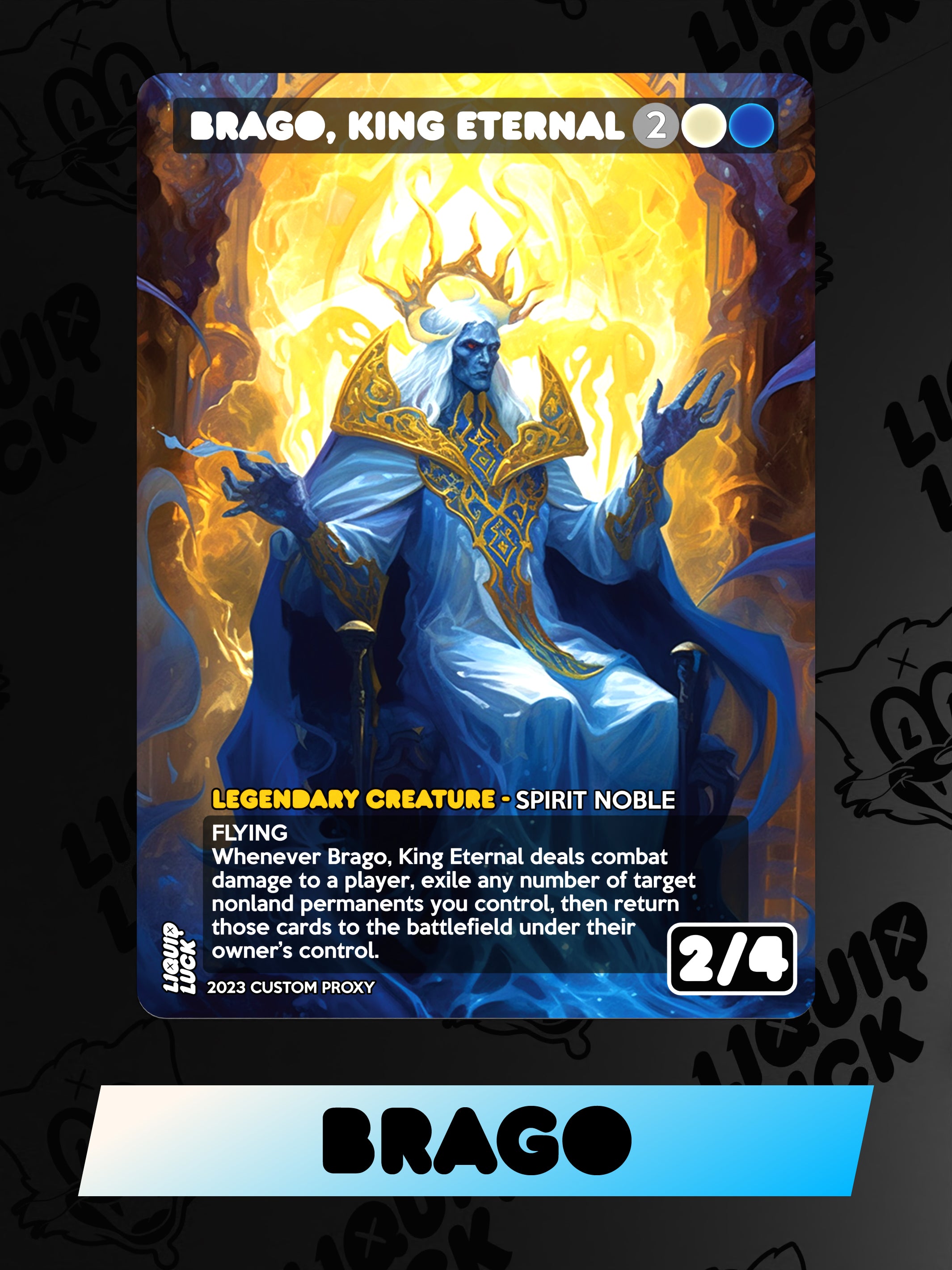 Magic: The Gathering - Brago, King Eternal - Carta Singola Rara Dall'Espansione Conspiracy (CNS), Inglese