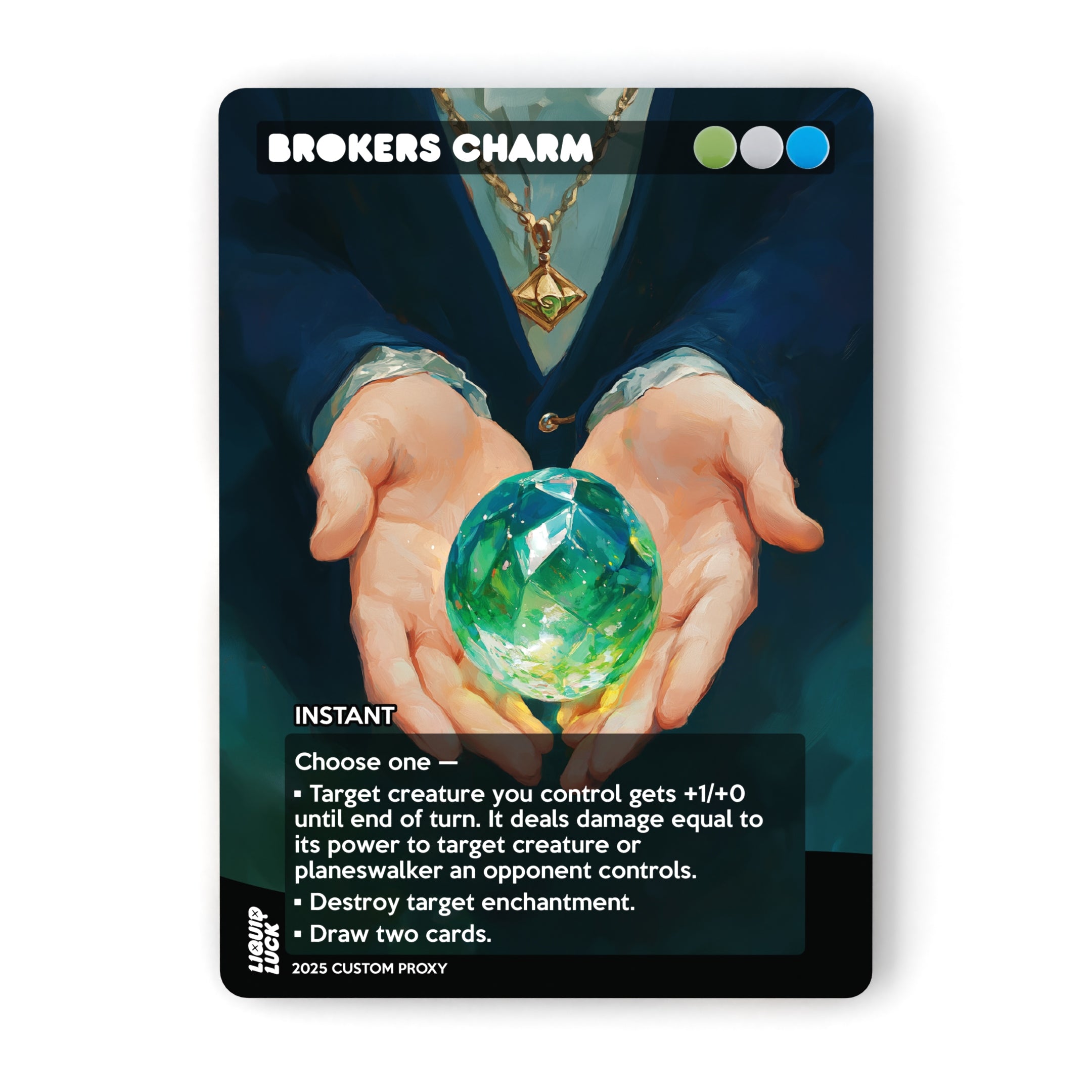 Brokers Charm MTG Proxy – Liquid Luck