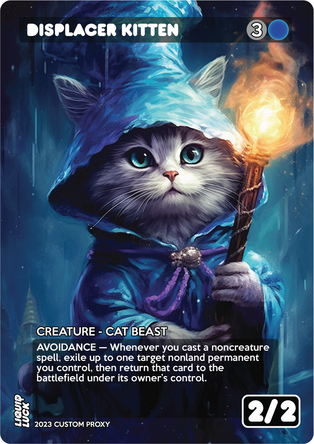 Displacer Kitten MTG Proxy