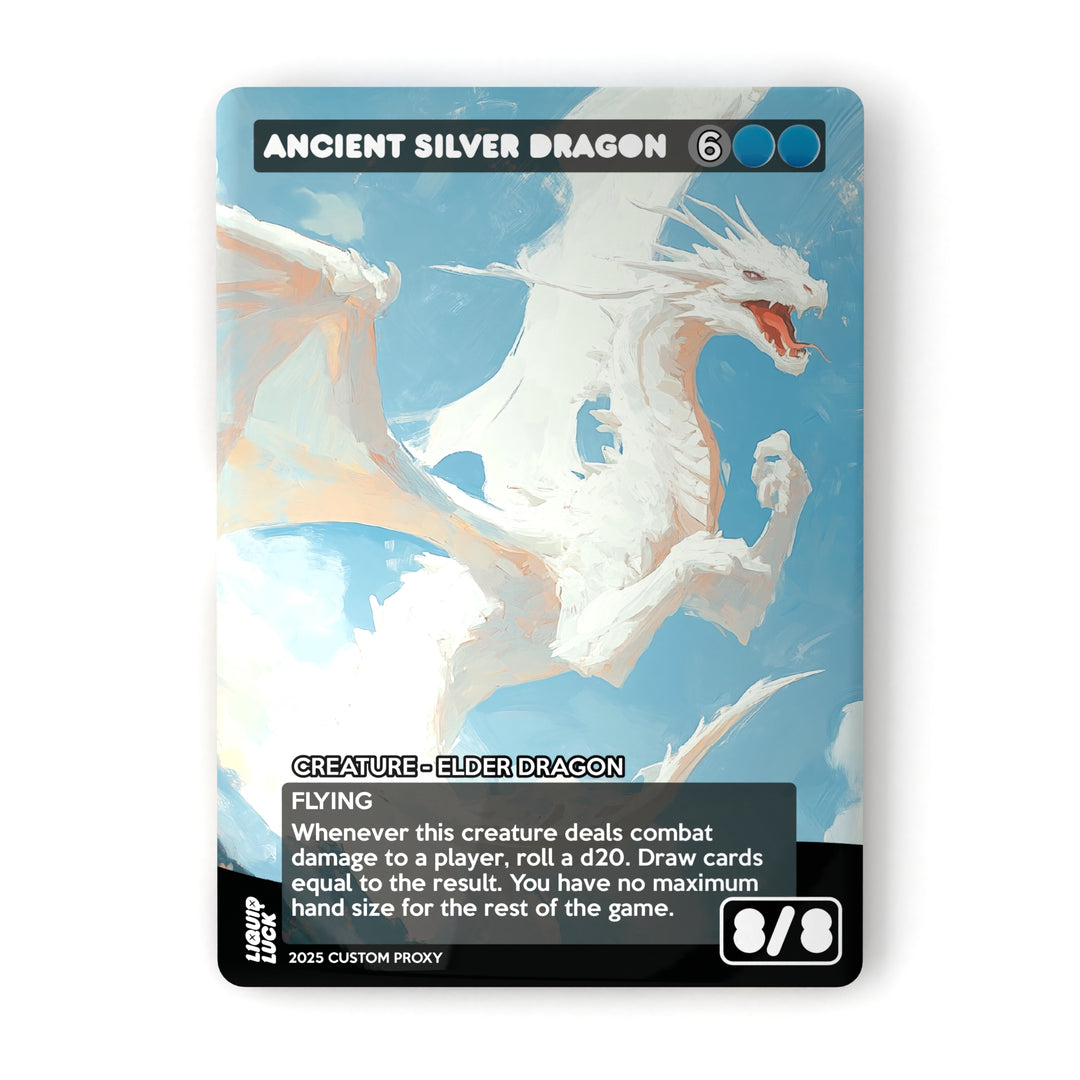 Ancient Silver Dragon MTG Proxy