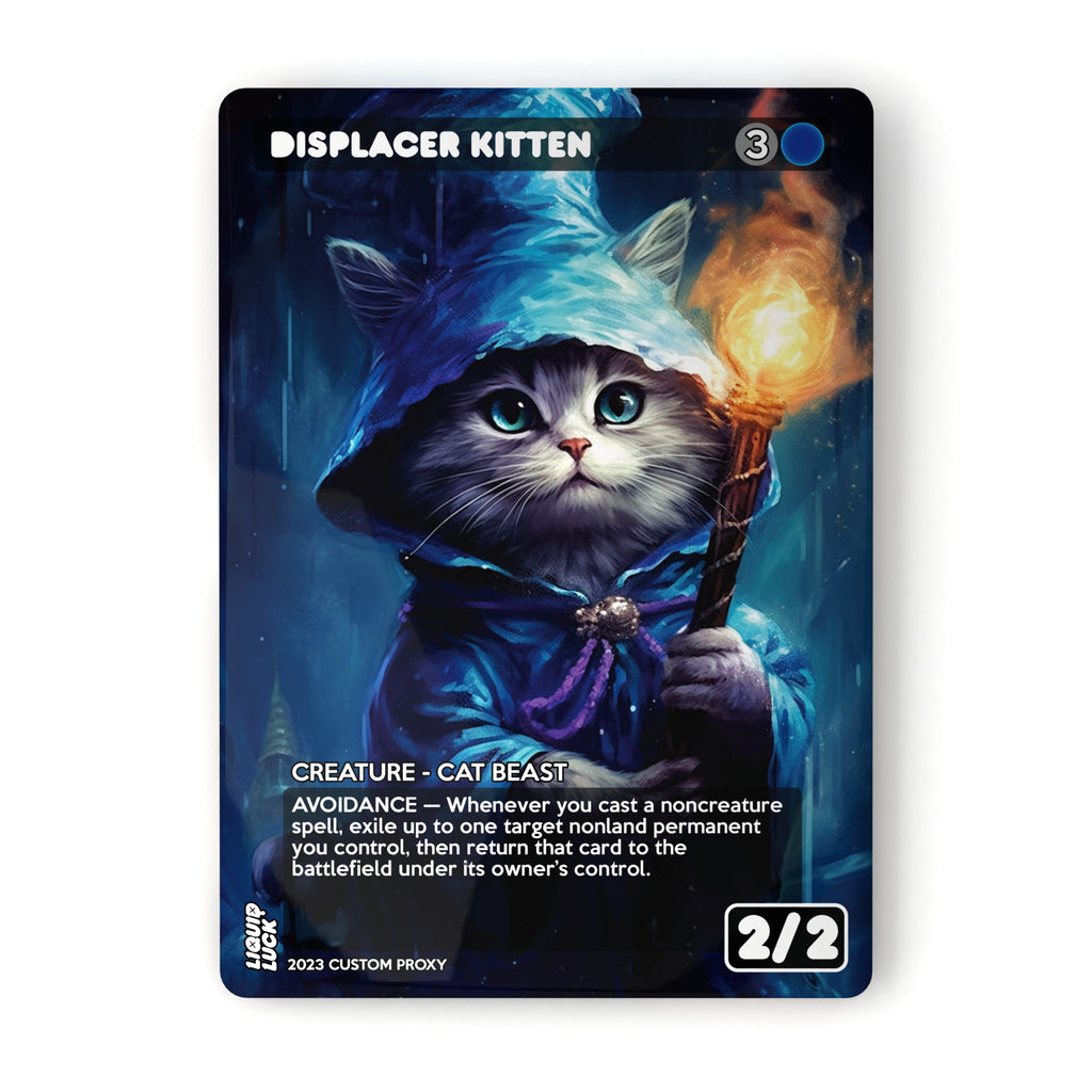 Displacer Kitten MTG Proxy – Liquid Luck