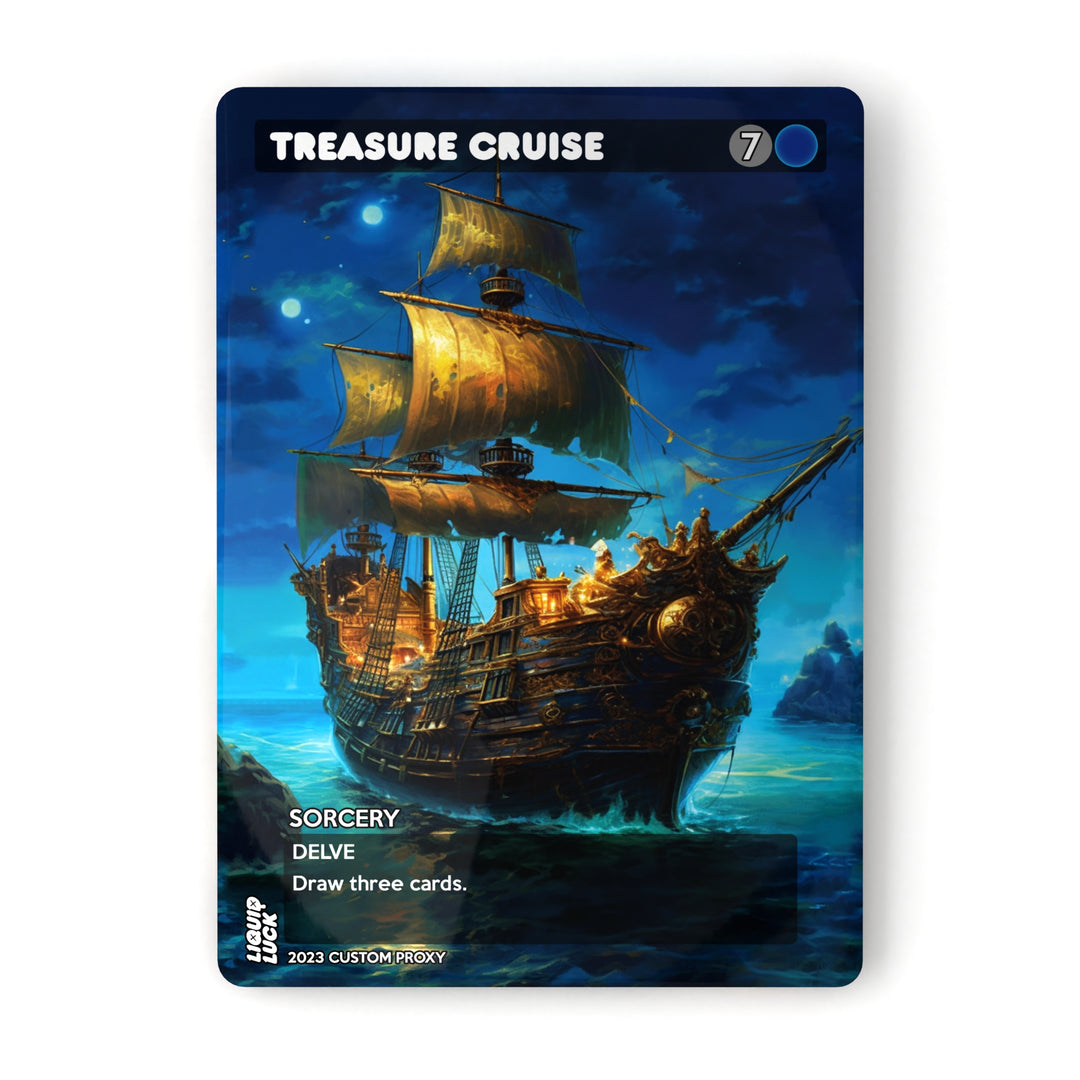 Treasure Cruise MTG Proxy