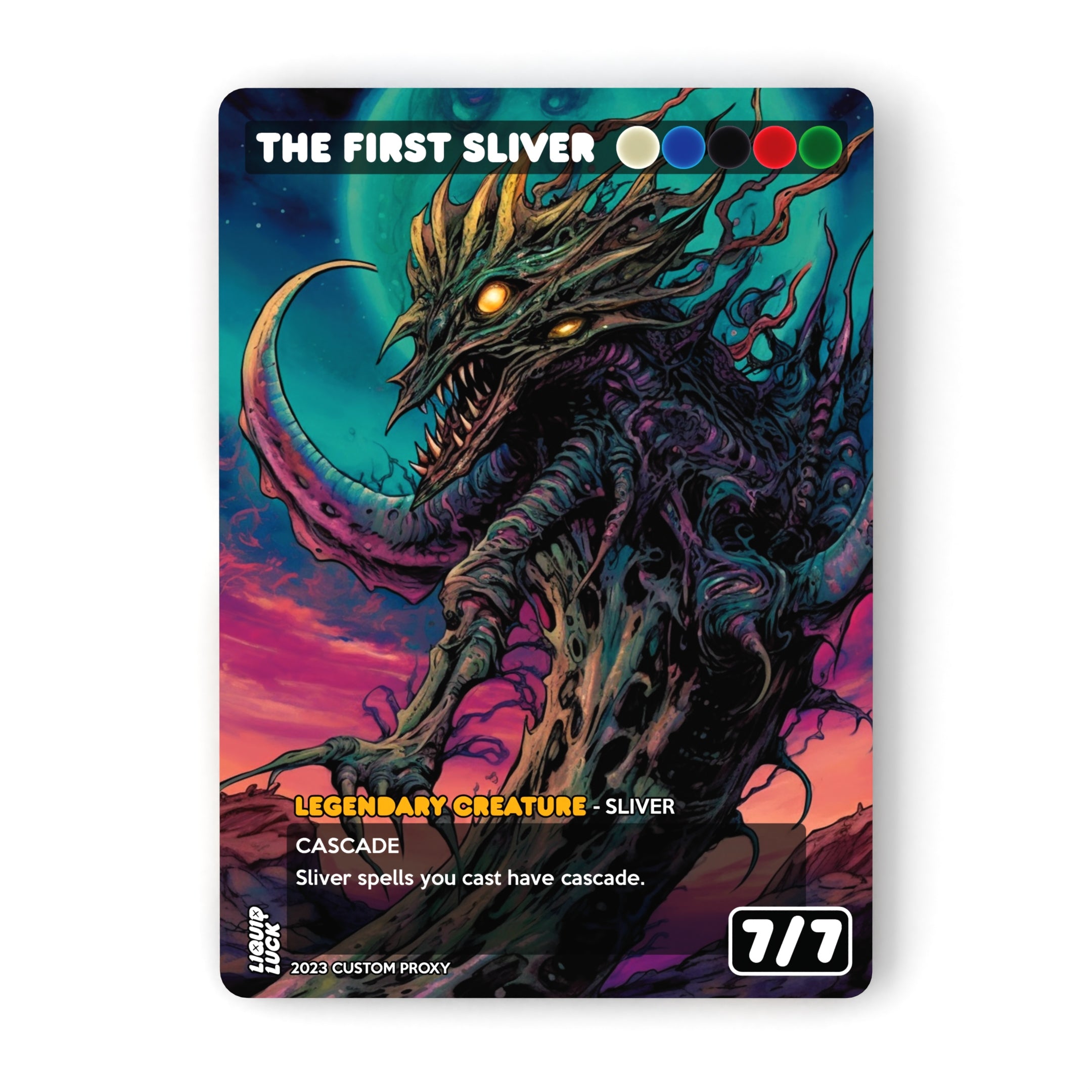 The First Sliver MTG Proxy Liquid Luck The First Sliver MTG Proxy Liquid Luck