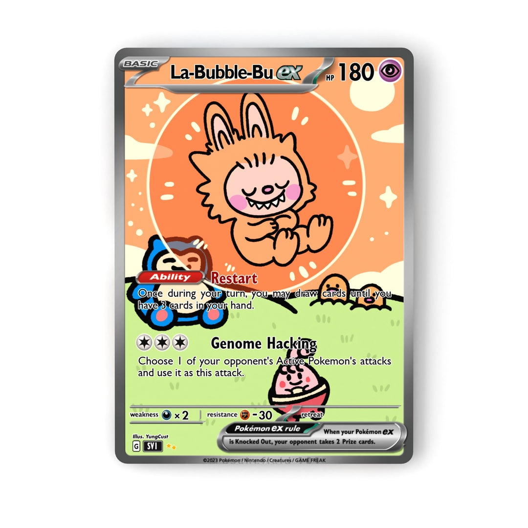 La-Bubble-Bu EX Custom Art Cards | Original Artwork