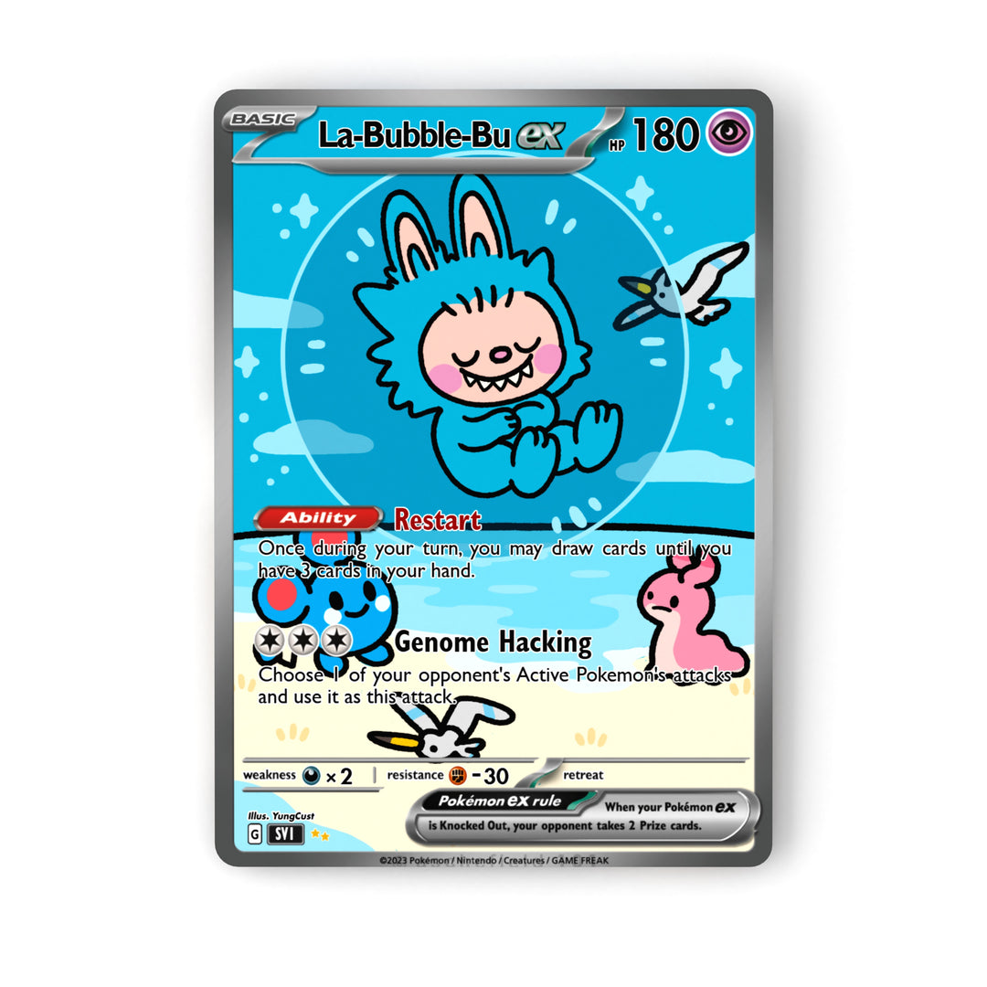 La-Bubble-Bu EX Custom Art Cards | Original Artwork