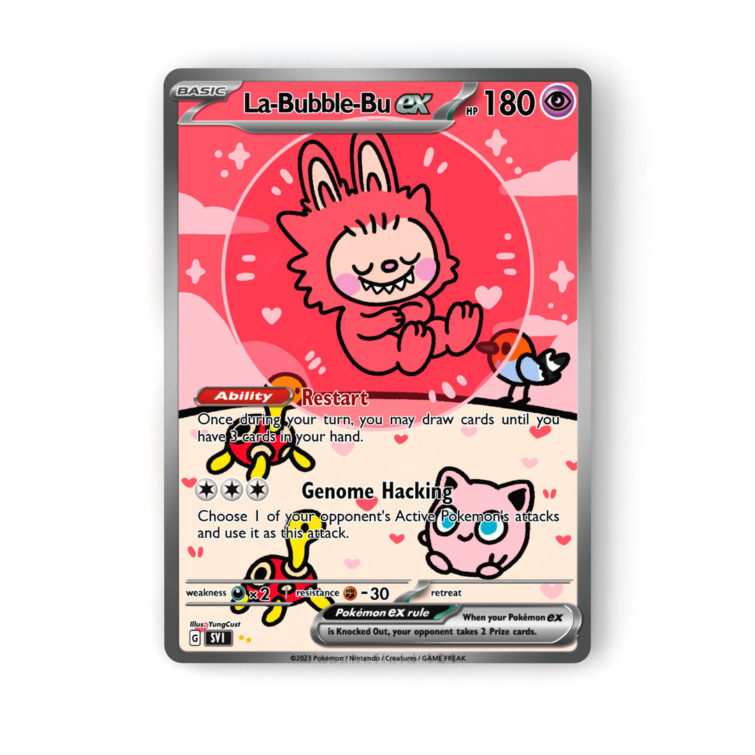 La-Bubble-Bu EX Custom Art Cards | Original Artwork
