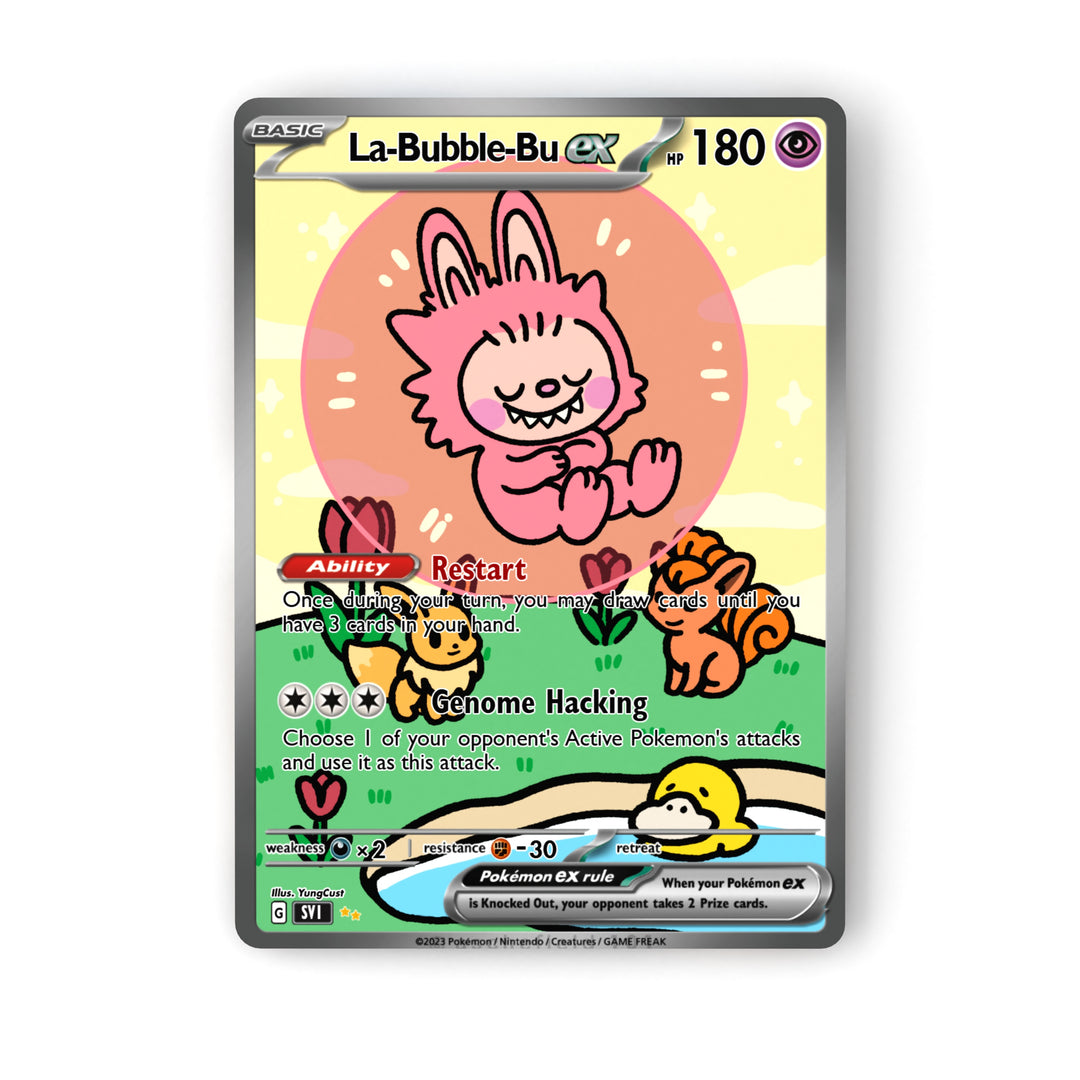 La-Bubble-Bu EX Custom Art Cards | Original Artwork