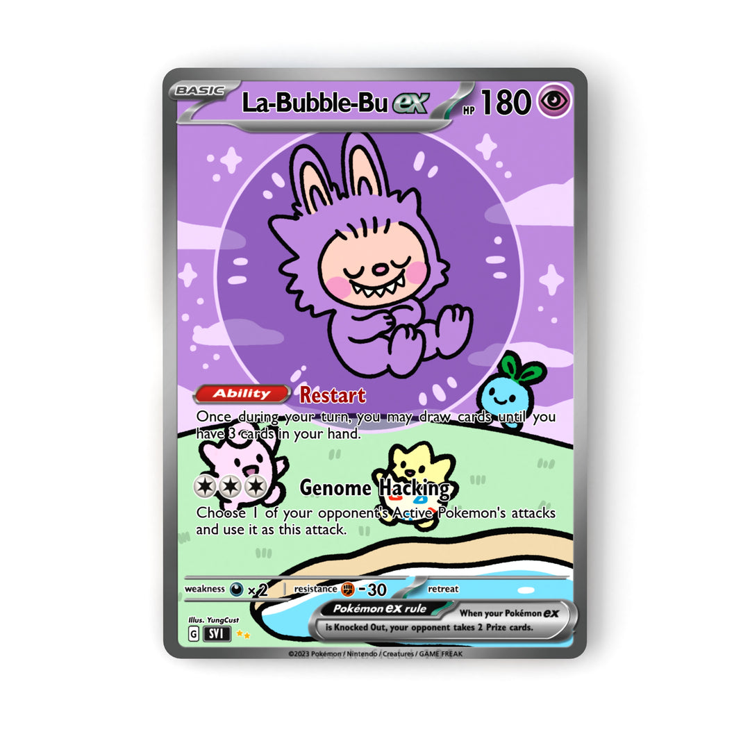 La-Bubble-Bu EX Custom Art Cards | Original Artwork