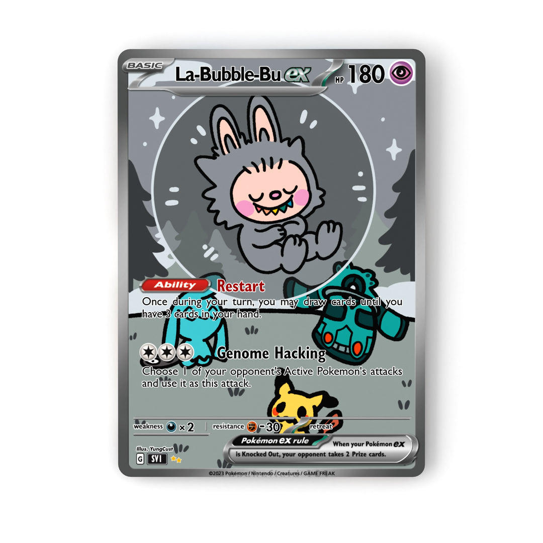 La-Bubble-Bu EX Custom Art Cards | Original Artwork