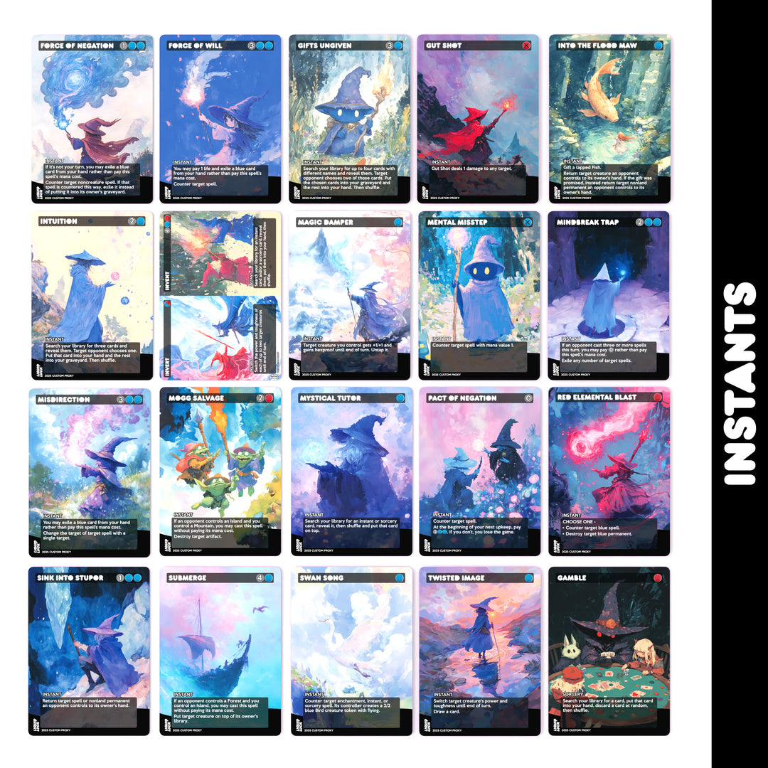 Vivi Ornitier MTG Final Fantasy EDH Commander Proxy Deck