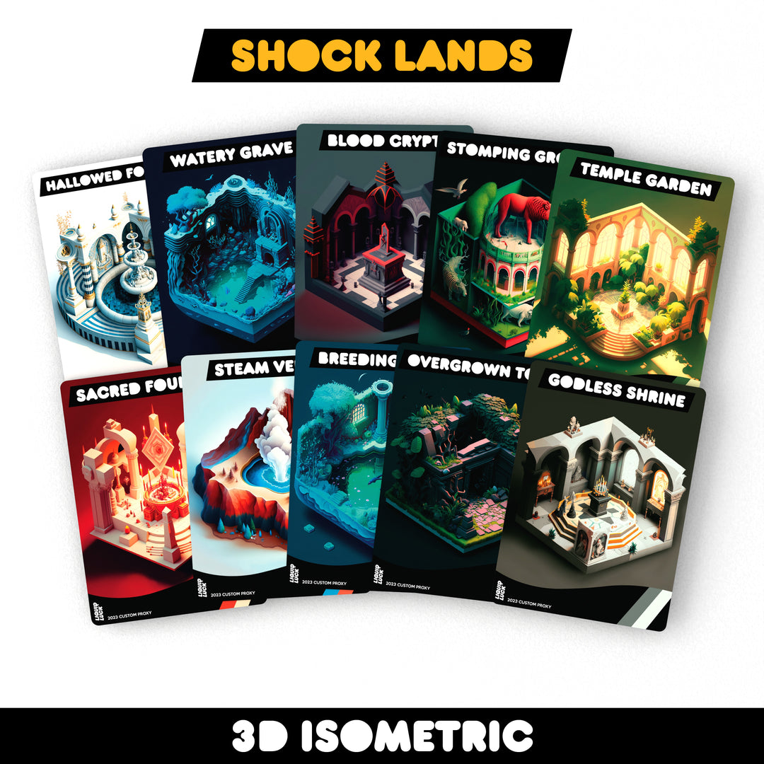All 10 Shock Lands Set