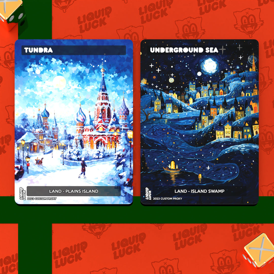 Frosty Dual Lands Set [Holiday Dual Lands]