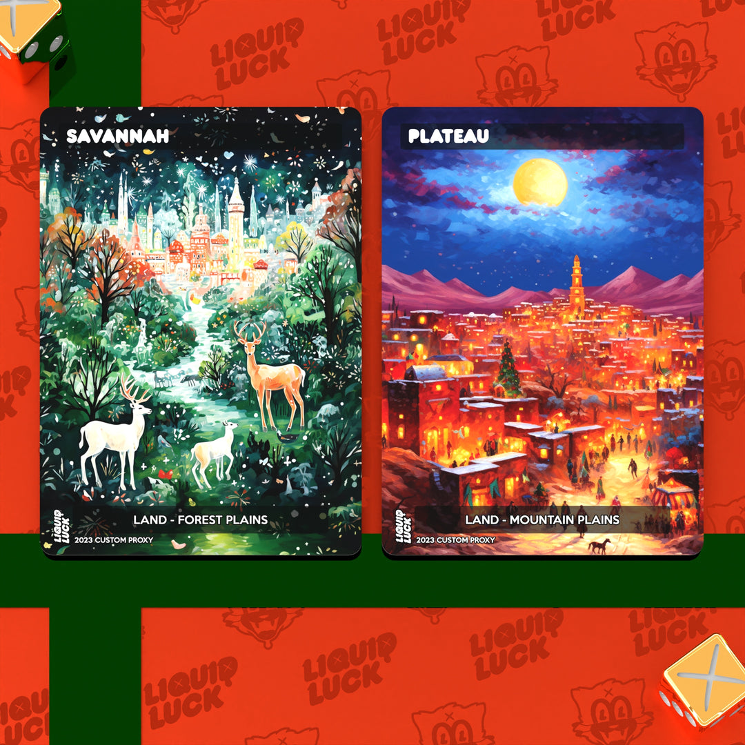 Frosty Dual Lands Set [Holiday Dual Lands]