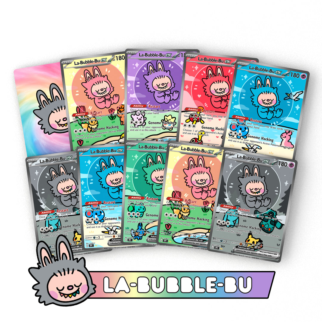 La-Bubble-Bu EX Custom Art Cards | Original Artwork