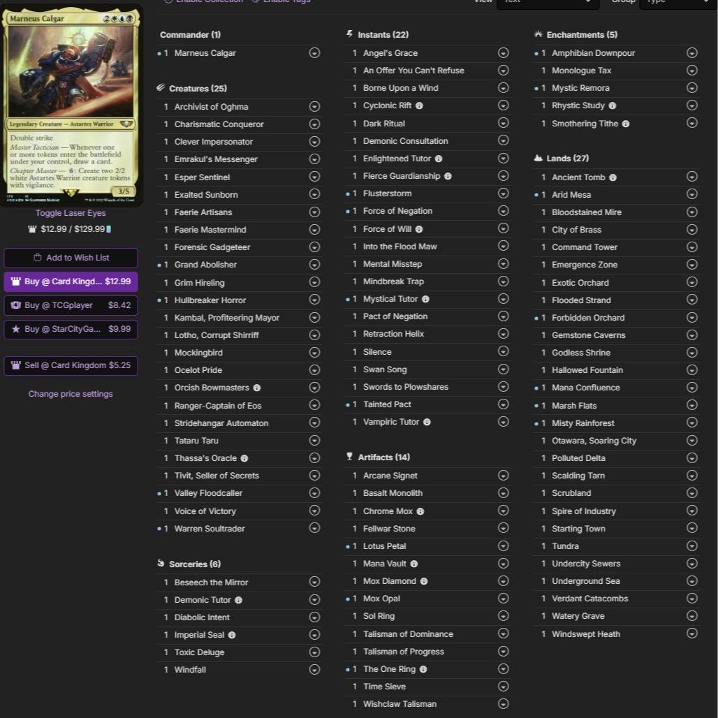 MTG Proxy Commander Deck Bundle - Choose 2 Decks