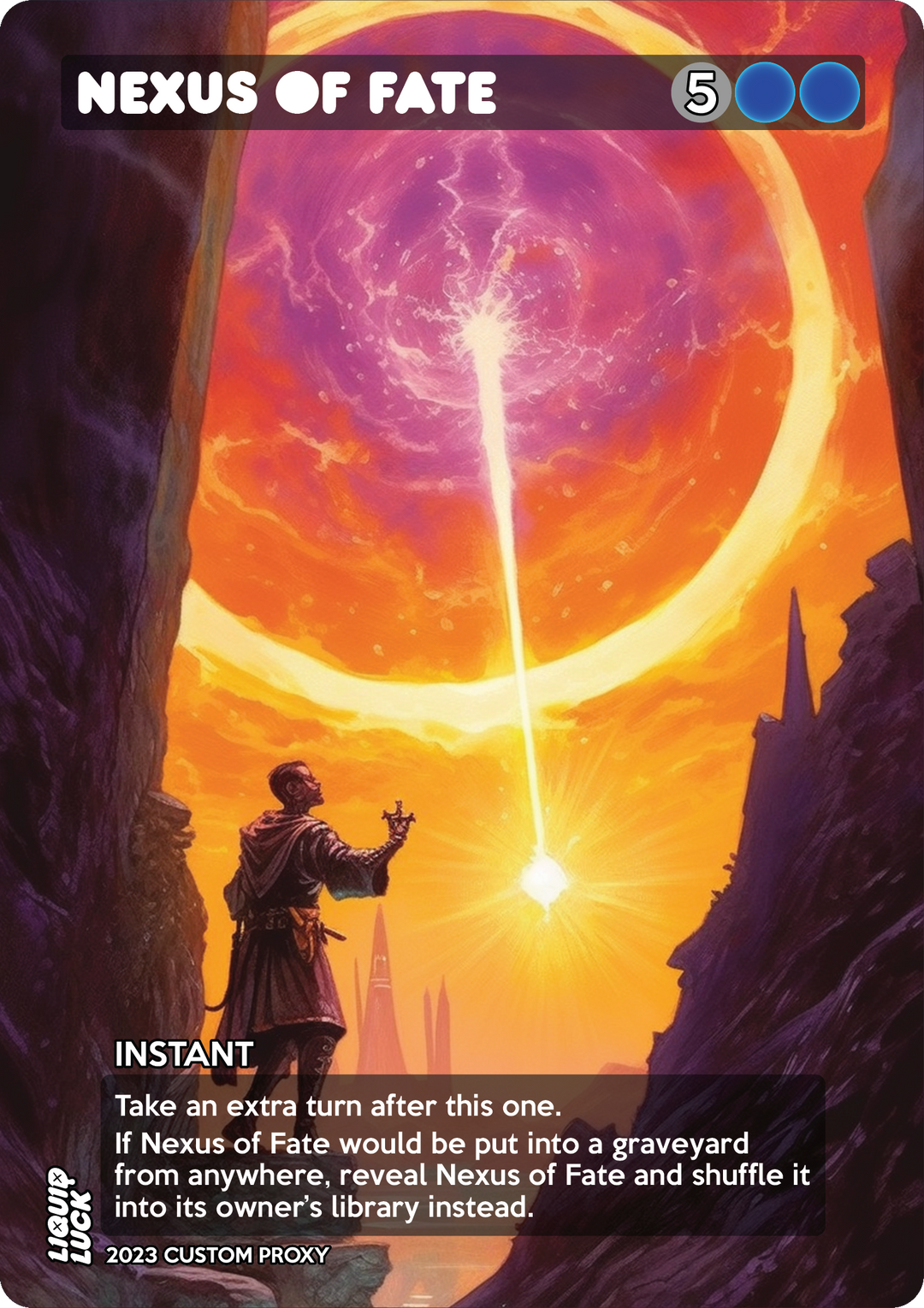 Nexus of Fate MTG Proxy