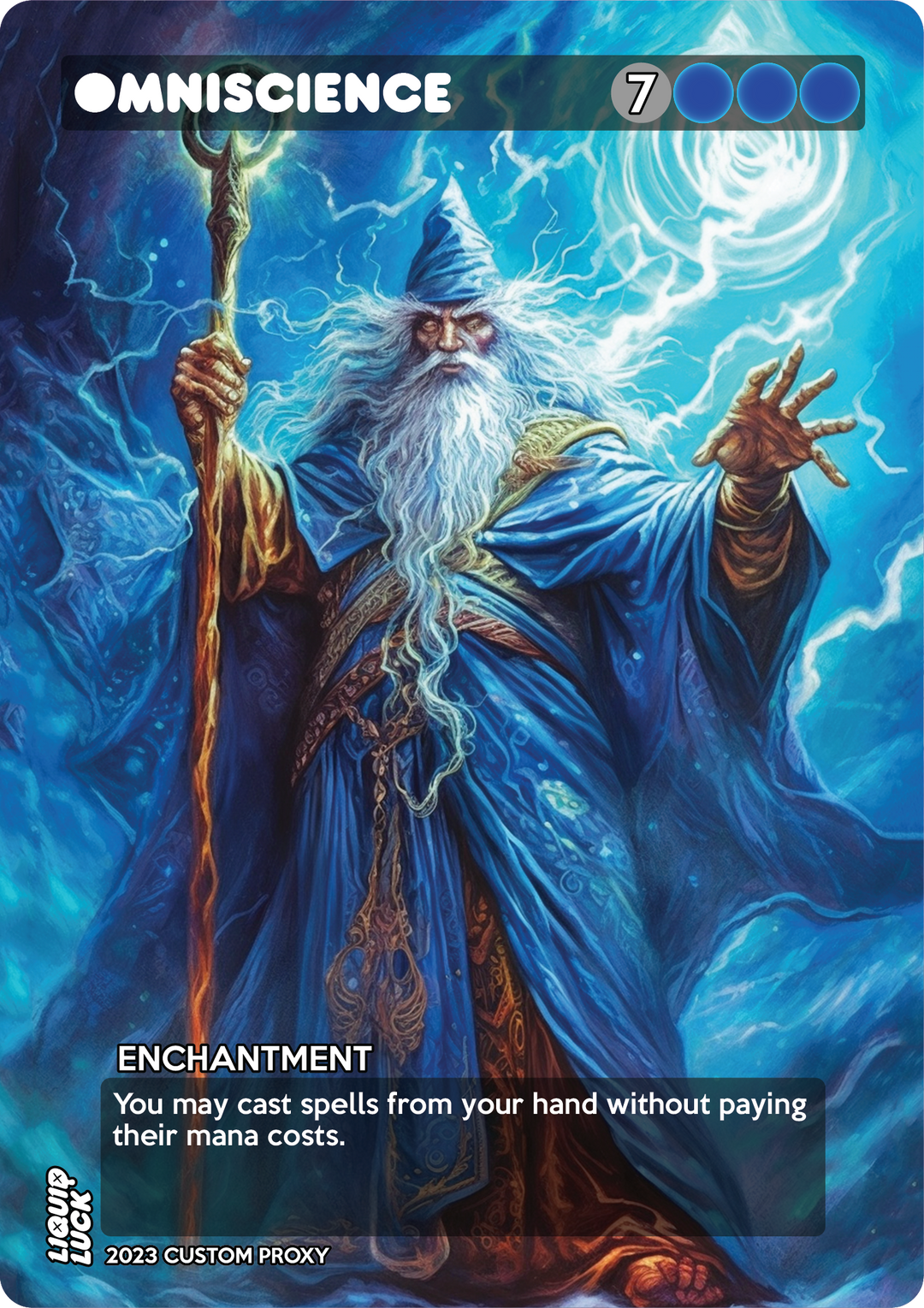 Omniscience MTG Proxy