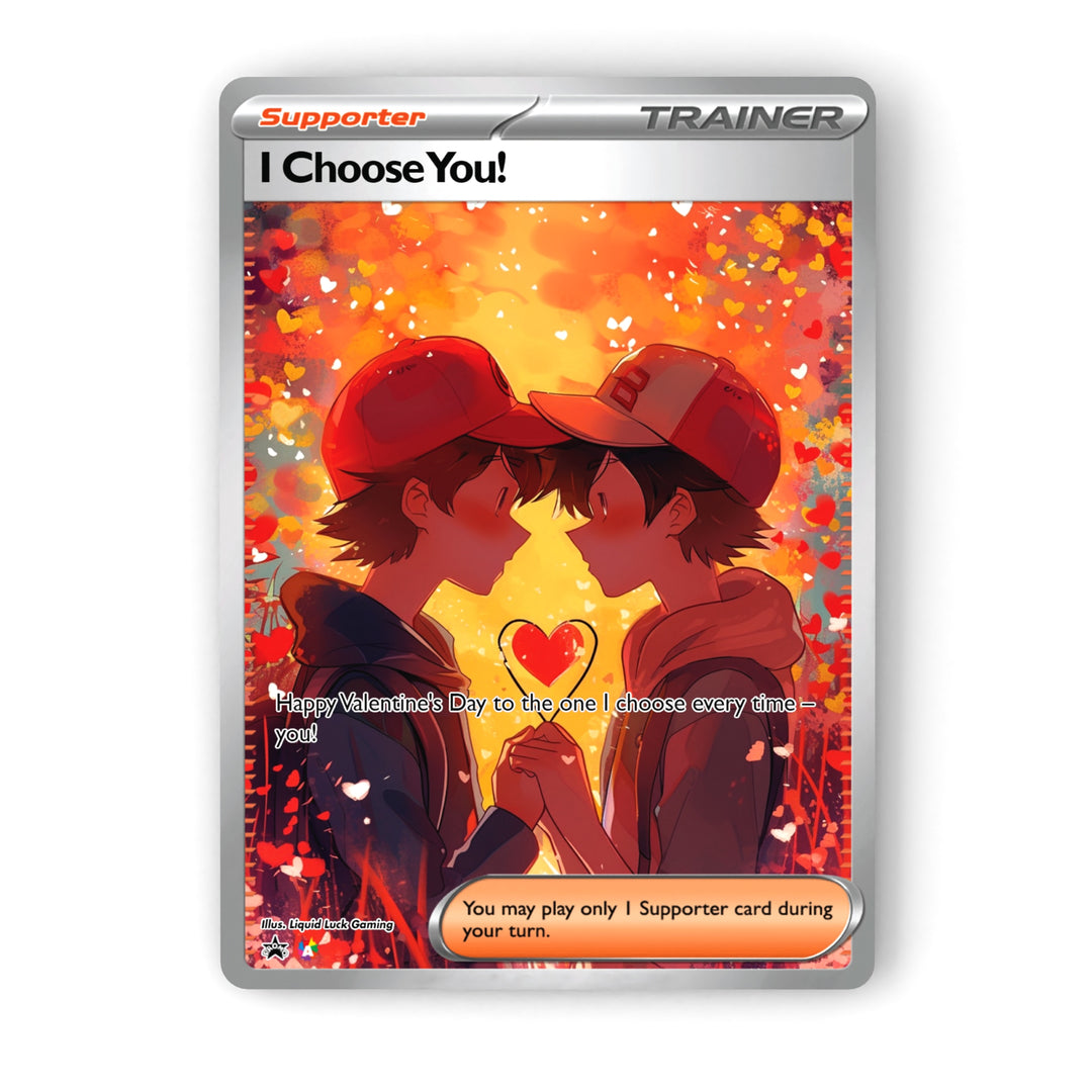 Custom Pokemon Valentines Card | Custom Fan-Art Pokemon Cards | Cute a Liquid Luck Custom Pokemon Valentines Card | Custom Fan-Art Pokemon Cards | Cute a Liquid Luck