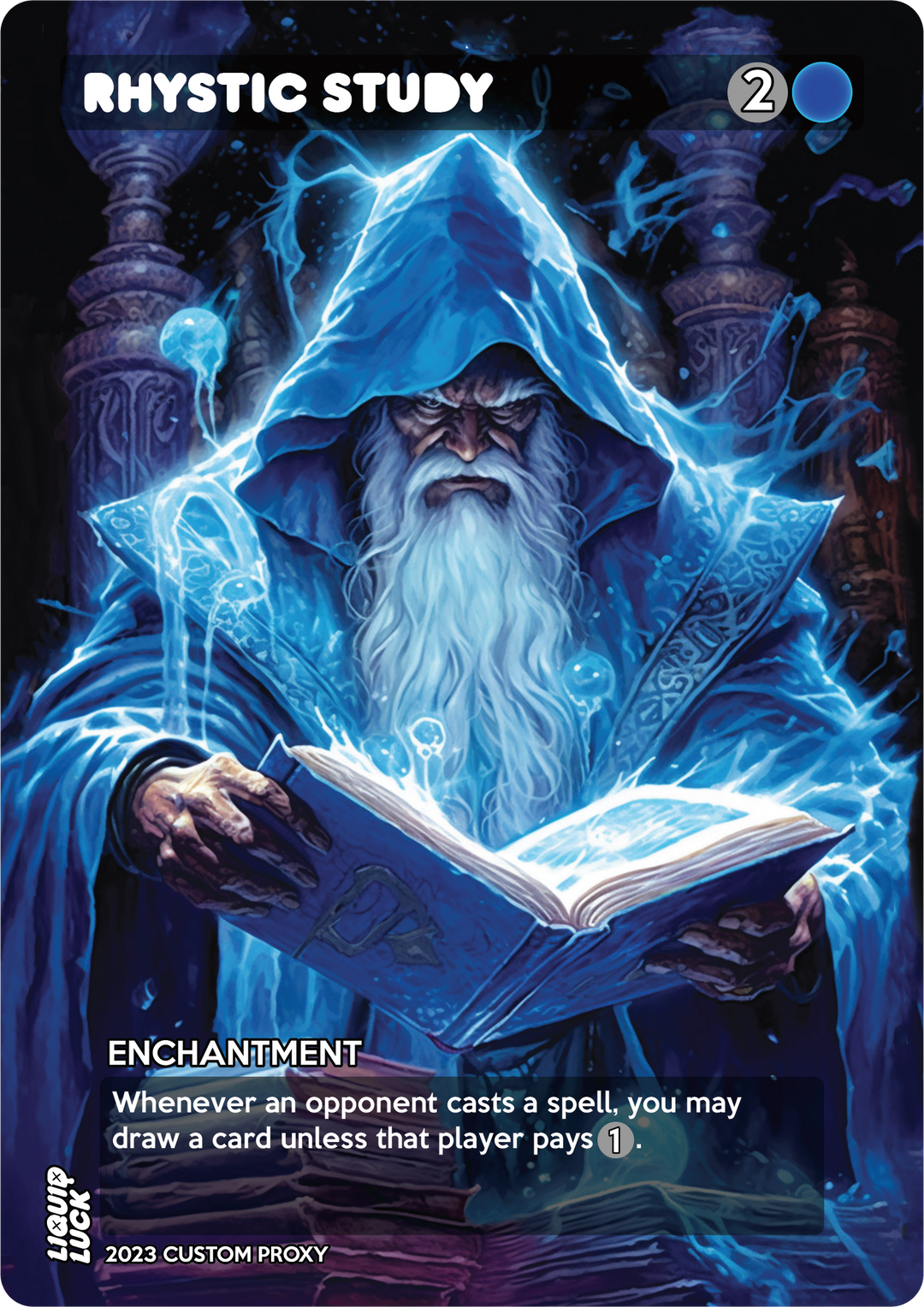 Rhystic Study MTG Proxy