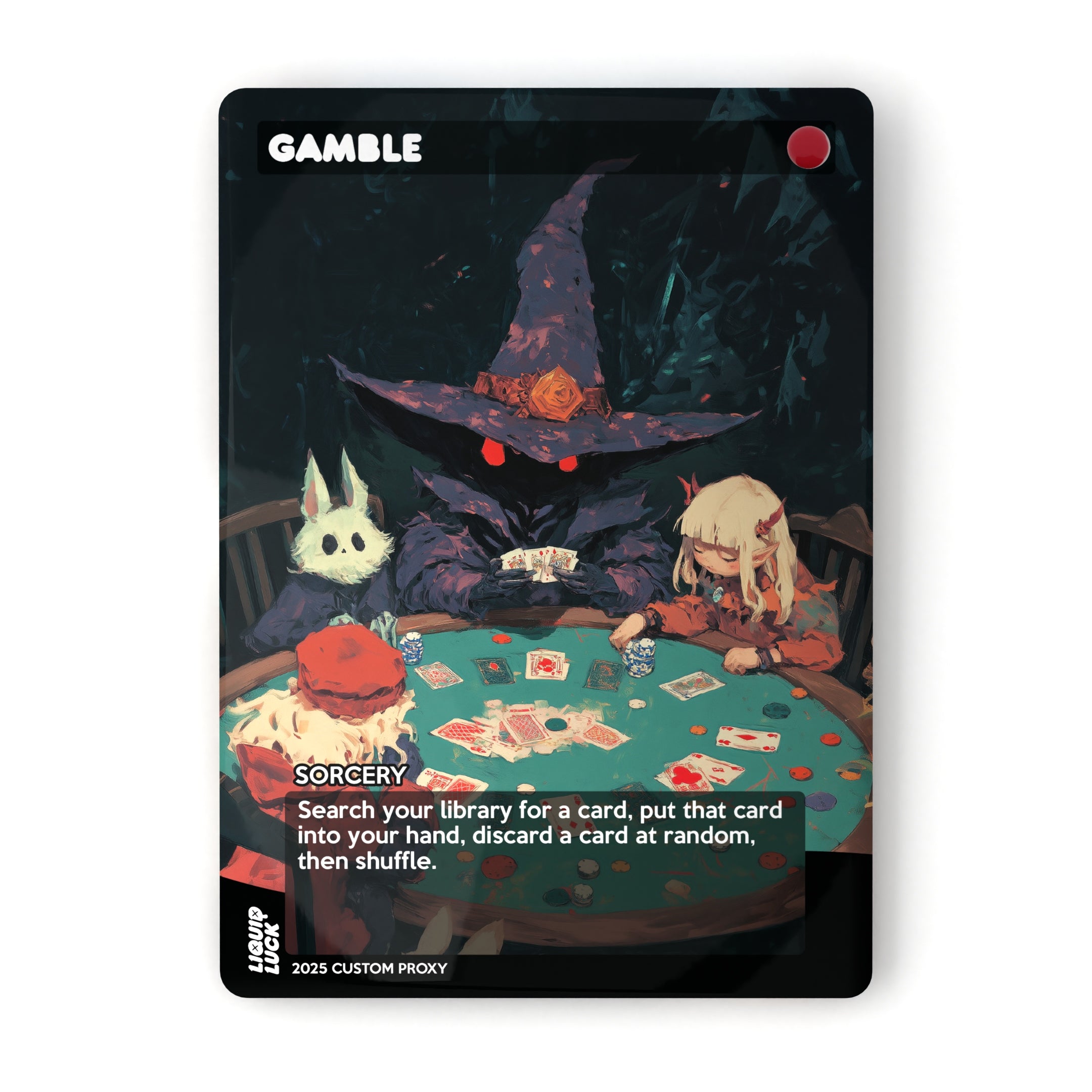 gamble mtg card Gamble MTG Proxy – Liquid Luck