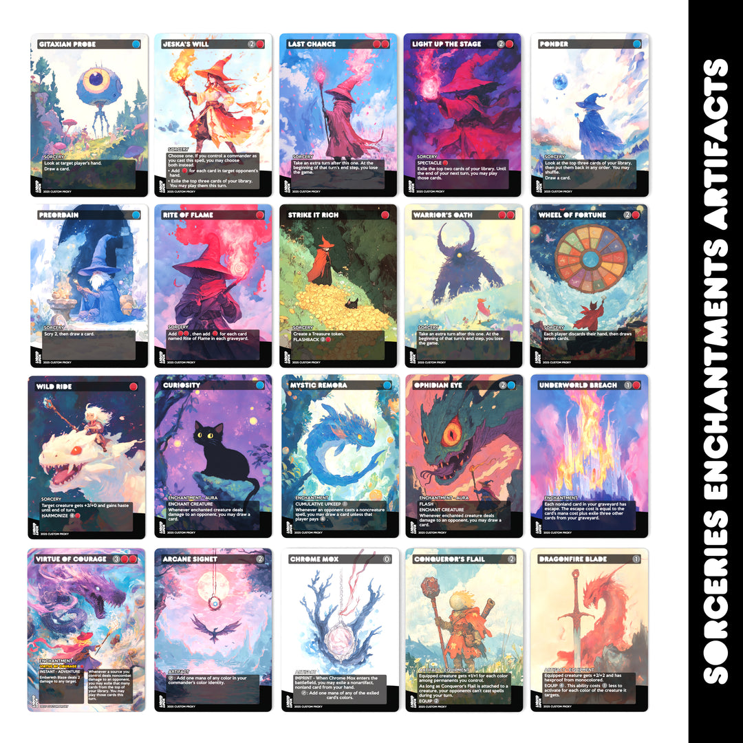 Vivi Ornitier MTG Final Fantasy EDH Commander Proxy Deck