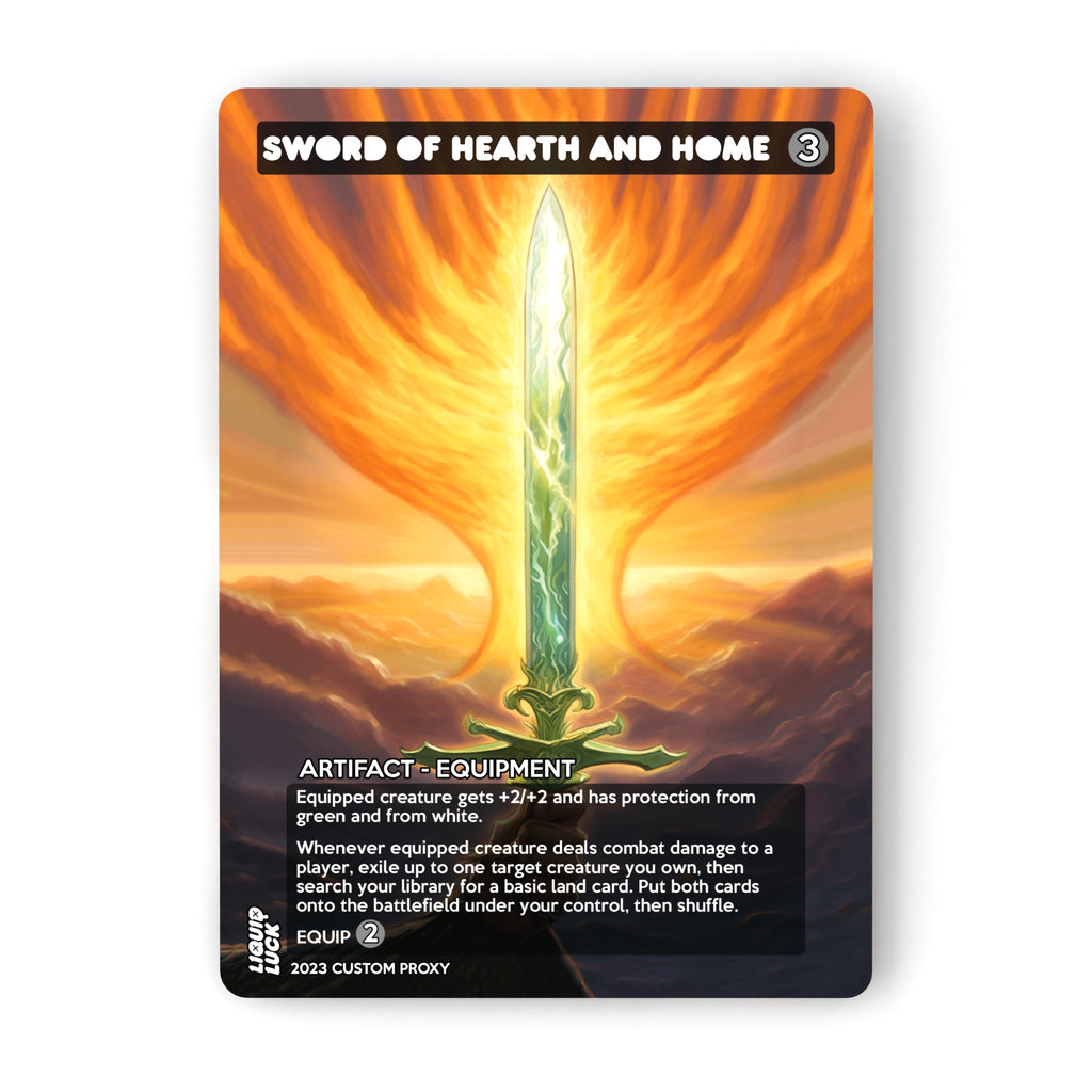 Sword Of Hearth And Home – Liquid Luck