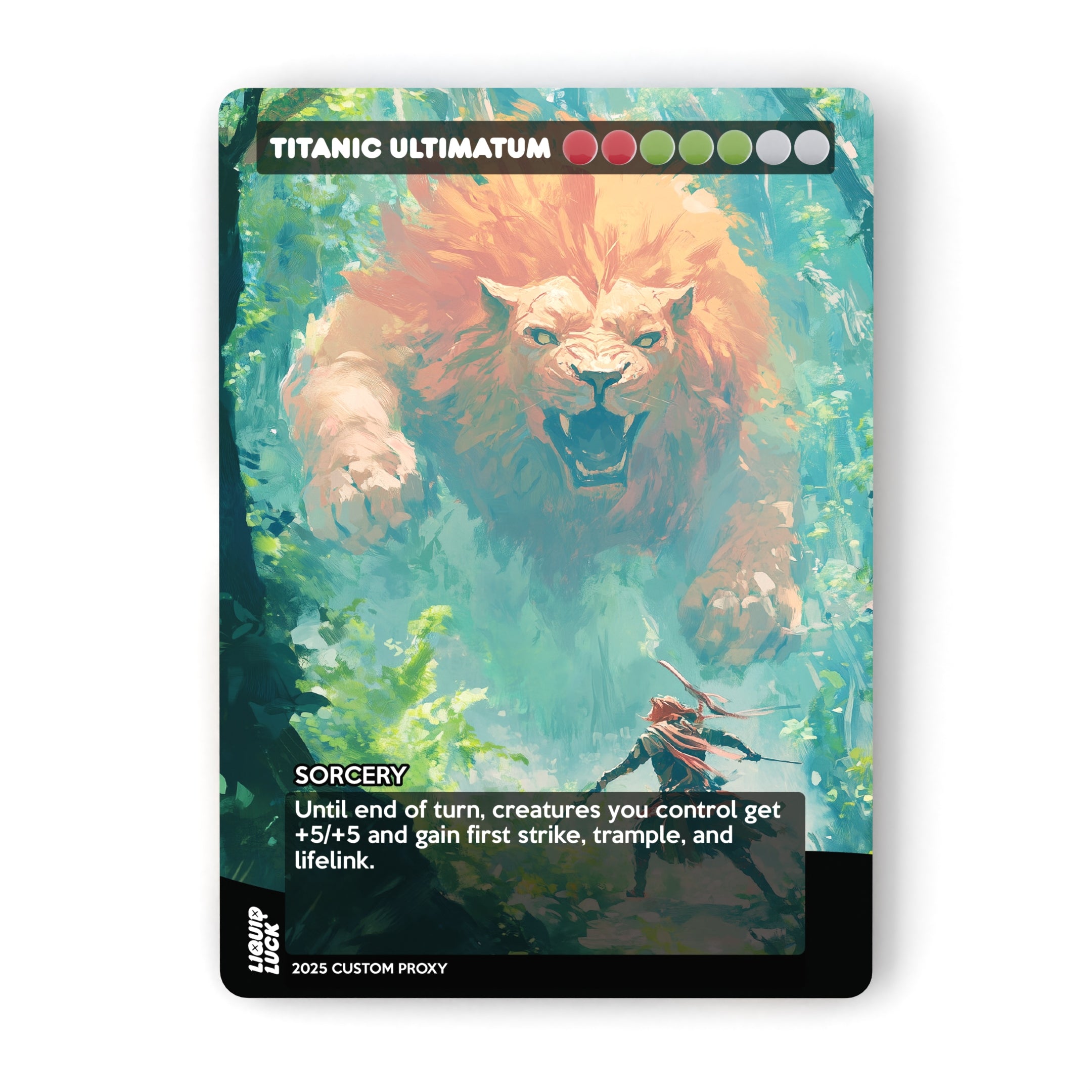 titanic mtg card Titanic Ultimatum MTG Proxy – Liquid Luck