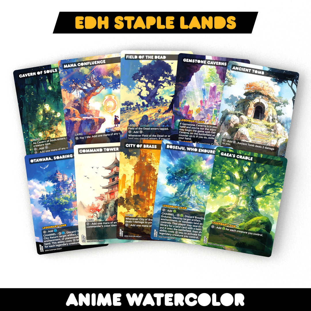 EDH Staple Lands Bundle - Gaea's Cradle, Boseiju, Otawara, Ancient Tomb & More!